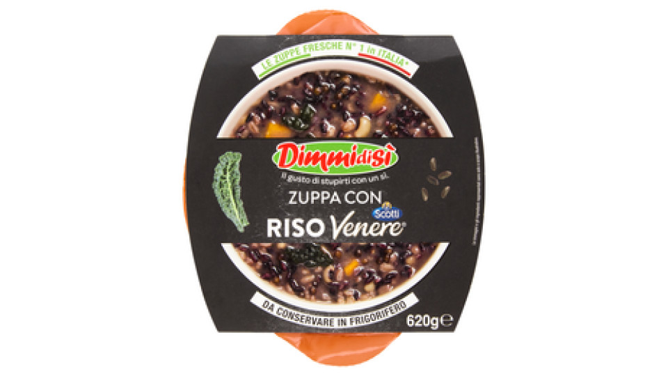 DimmidiSì Zuppa con Riso Venere 620 g