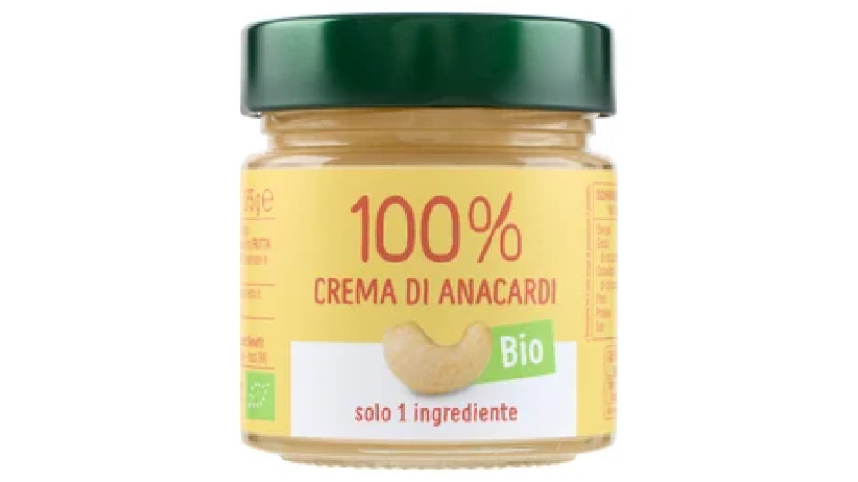 Euro Company 100% Crema di Anacardi Bio 175 g