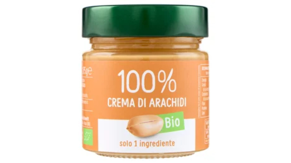 Euro Company 100% Crema di Arachidi Bio 175 g