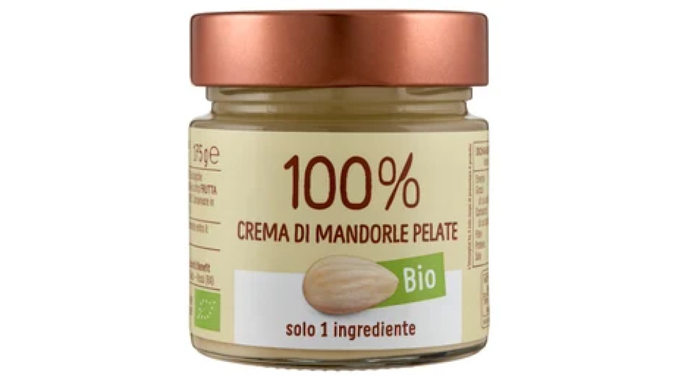 Euro Company 100% Crema di Mandorle Pelate Bio 175 g