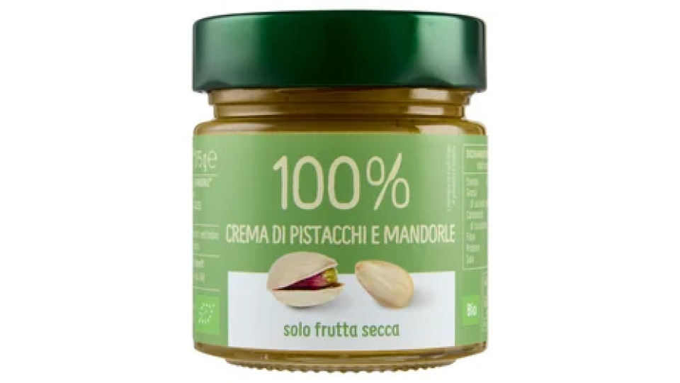 Euro Company 100% Crema di Pistacchi e Mandorle Bio 175 g