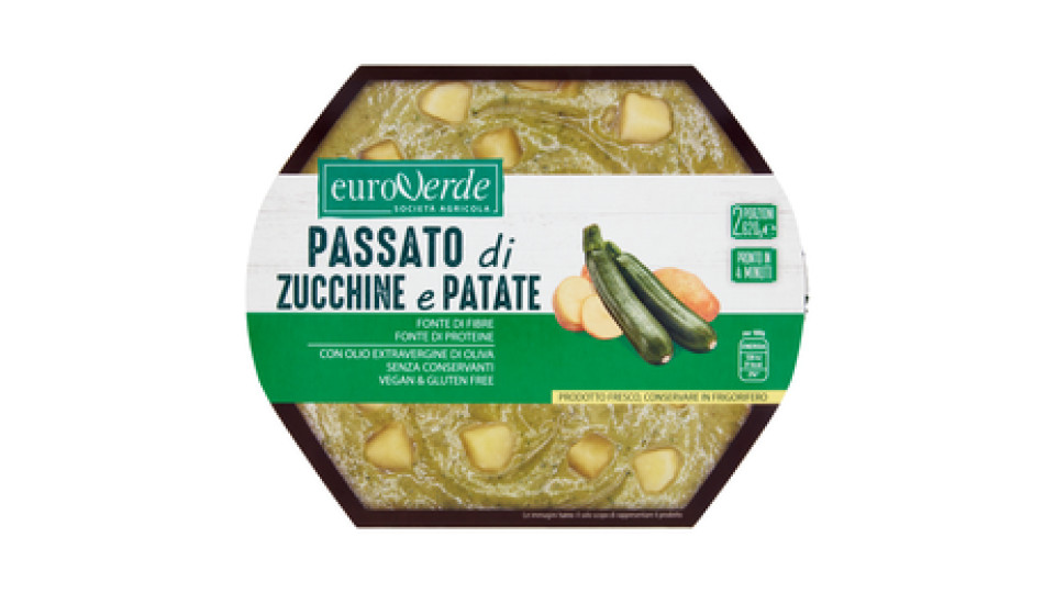 euroVerde Passato di Zucchine e Patate 620 g