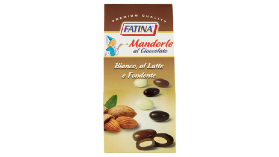 Fatina Mandorle al Cioccolato Bianco, al Latte e Fondente 160 g