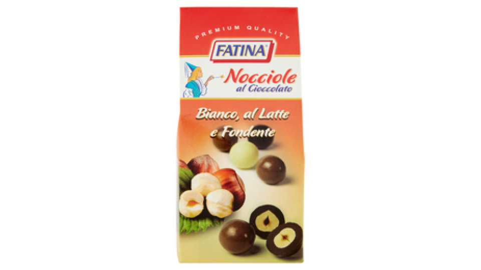 Fatina Nocciole al Cioccolato Bianco, al Latte e Fondente 160 g