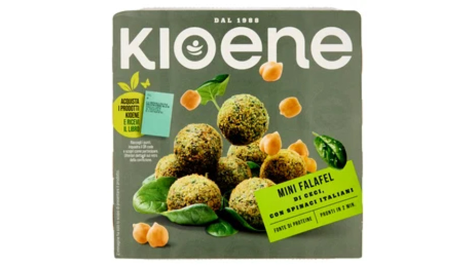 Kioene l'Originale 4 Mini Burger con Spinaci Italiani 200 g