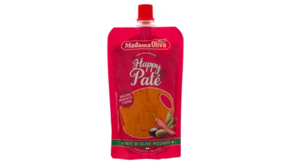 Madama Oliva Happy Paté Paté di Olive Piccante 110 g