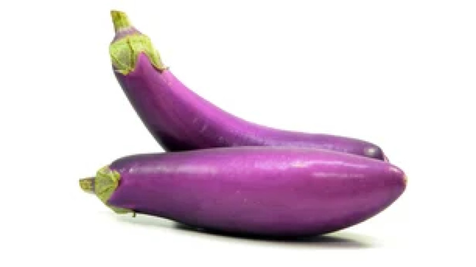 Melanzane viola striate sfuse categoria I origine Italia