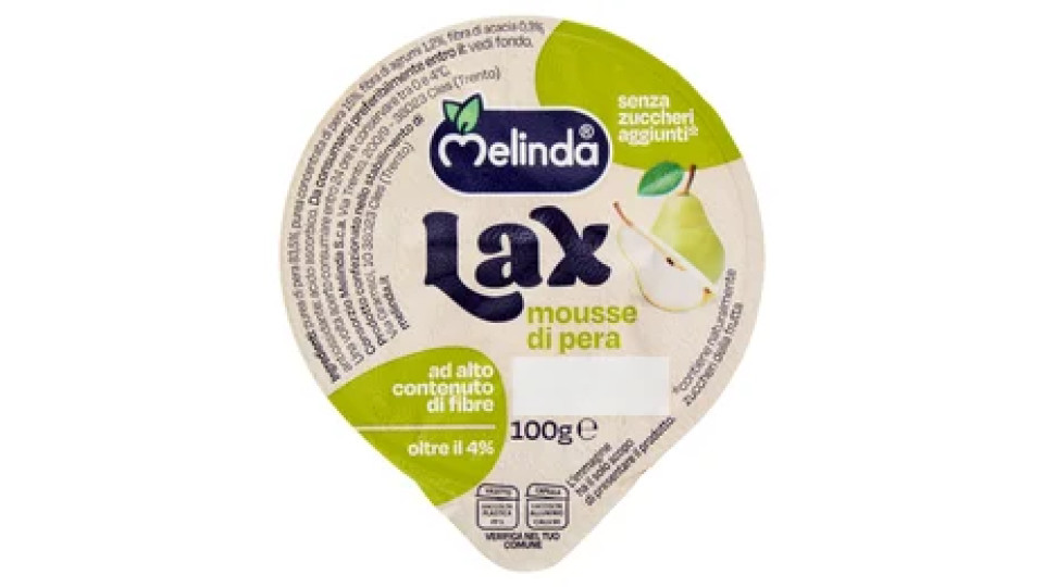 Melinda Lax mousse di pera 100 g