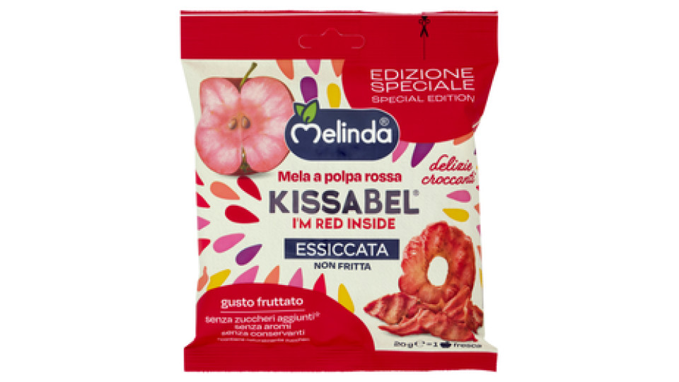 Melinda Mela a polpa rossa Kissabel Essiccata 20 g