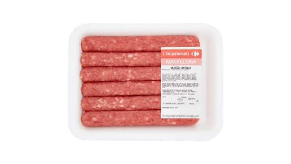 i Selezionati Carrefour Macelleria Salsiccia di Pollo 0,450 kg