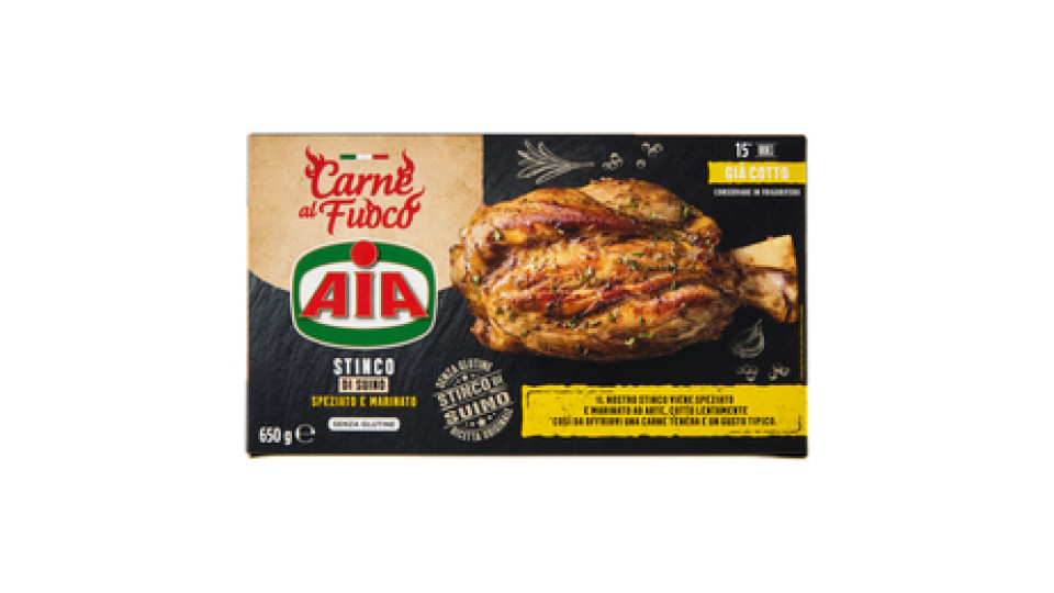 Aia Carne al Fuoco Stinco di Suino Speziato e Marinato 650 g