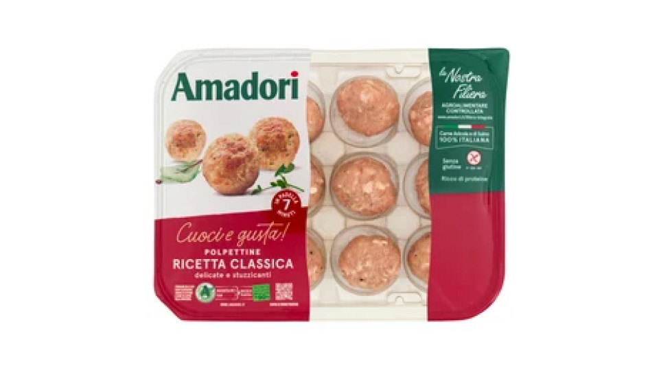 Amadori Polpettine Ricetta Classica 0,240 kg