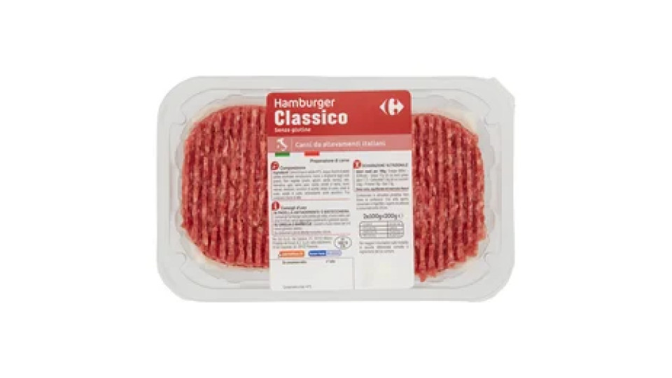 Carrefour Hamburger Classico 2 x 100 g