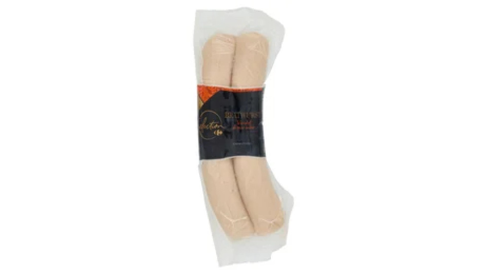 Carrefour Selection Bratwurst Würstel di puro suino 2 x 90 g