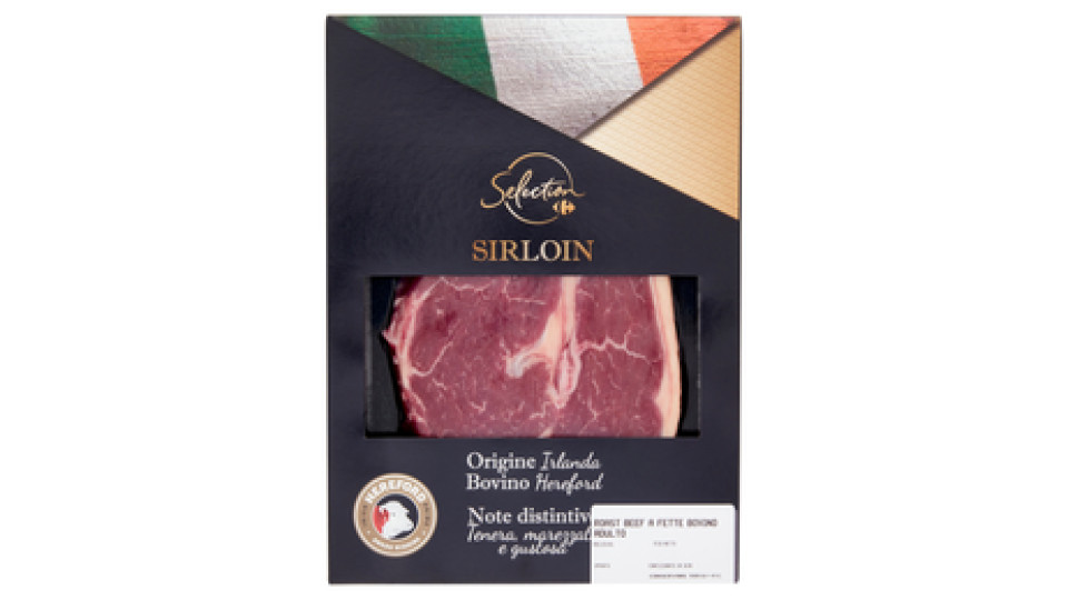Carrefour Selection Sirloin Roast Beef a Fette Bovino Adulto