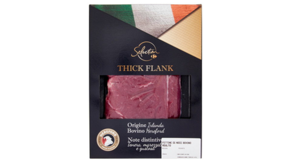 Carrefour Selection Thick Flank Fettine di Noce Bovino Adulto