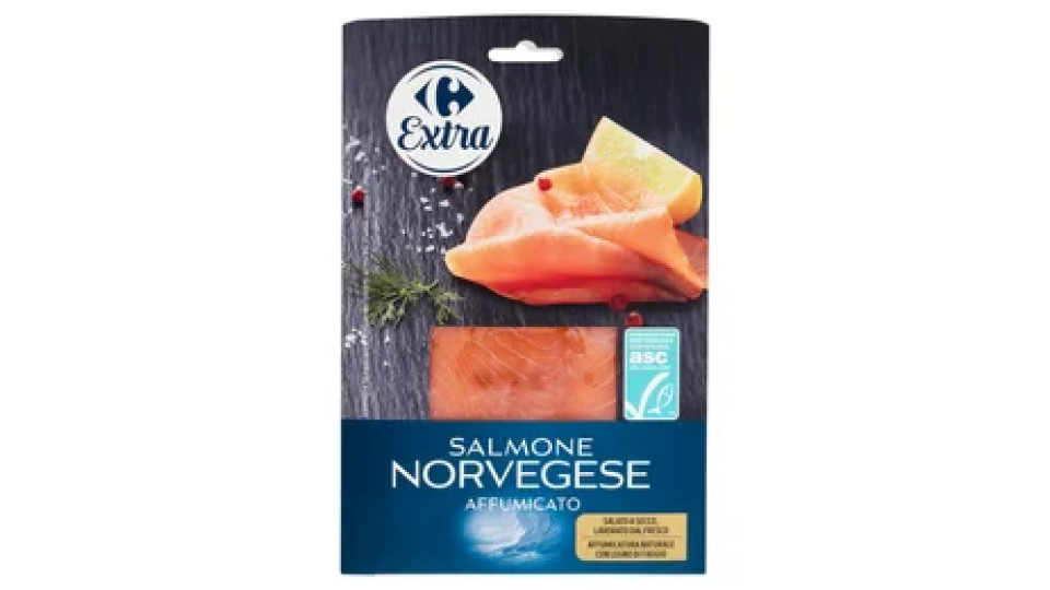 Carrefour Extra Salmone Norvegese Affumicato 50 g