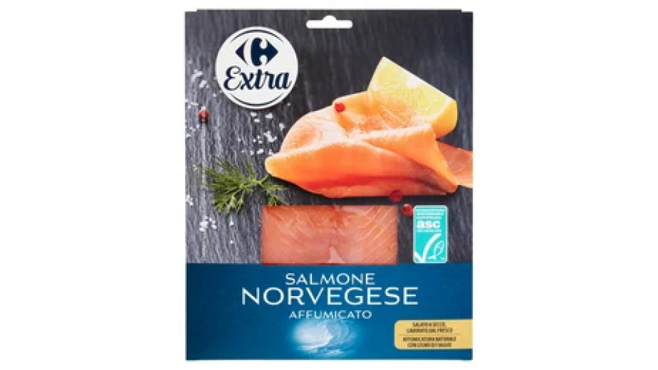 Carrefour Extra Salmone Norvegese Affumicato 150 g