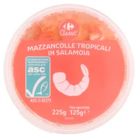 Carrefour Classic Mazzancolle Tropicali in Salamoia 225 g