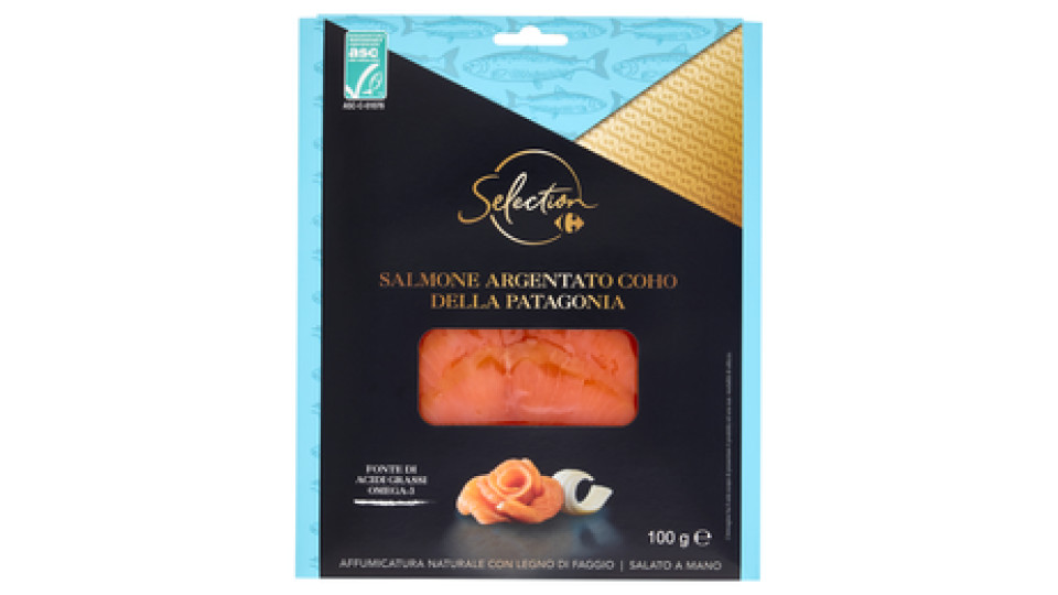 Carrefour Selection Salmone Argentato Coho della Patagonia 100 g