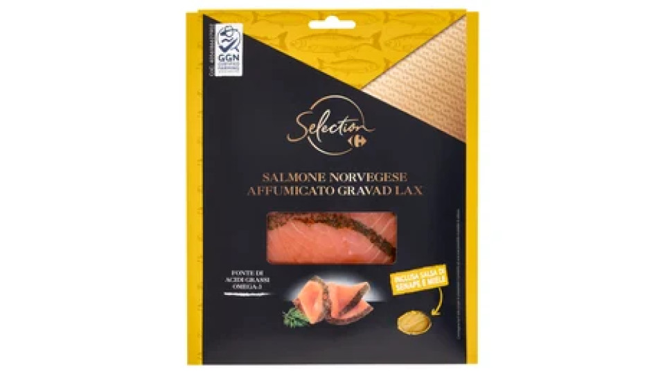 Carrefour Selection Salmone Norvegese Affumicato Gravad Lax 100 g