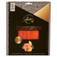 Carrefour Selection Trota Iridea Norvegese Salmonata Affumicata 100 g