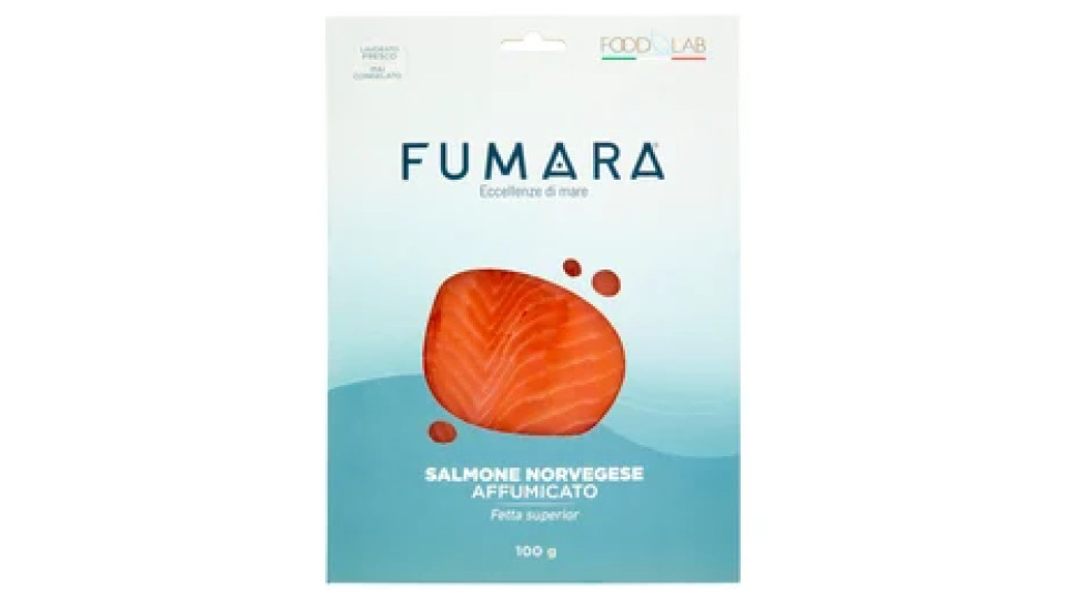 Fumara Salmone Norvegese Affumicato Fetta superior 100 g