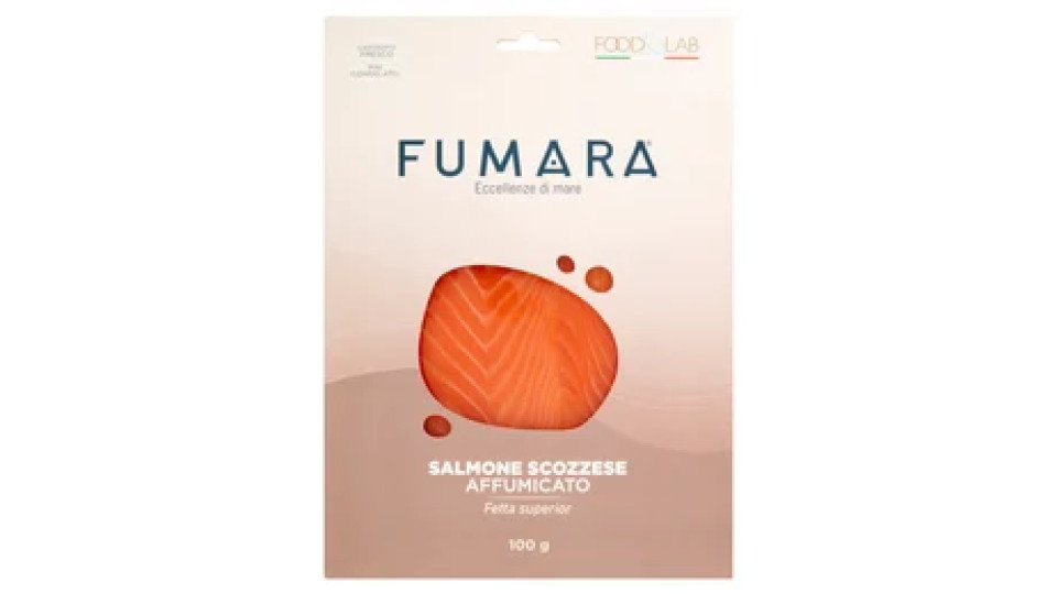 Fumara Salmone Scozzese Affumicato Fetta superior 100 g