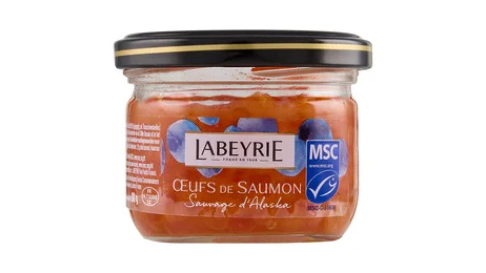 Labeyrie Uova di Salmone Keta del Pacifico 80 g