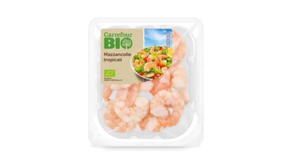Mazzancolle tropicali bio cotte e sgusciate