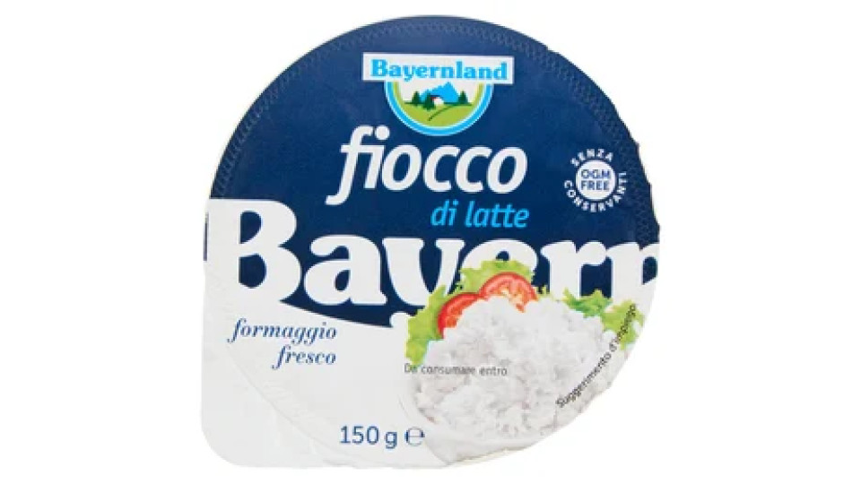 Bayernland fiocco di latte formaggio fresco 150 g