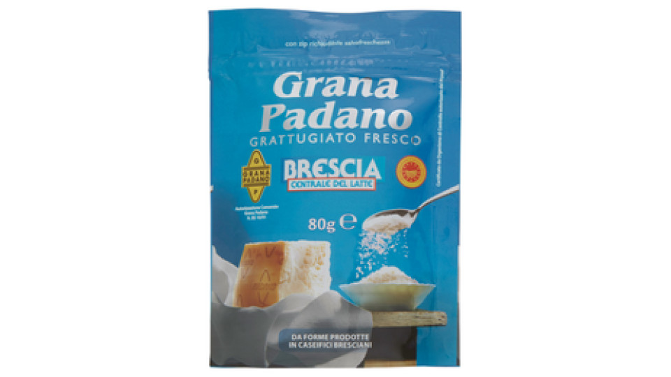 Brescia Grana Padano DOP Grattugiato Fresco 80 g