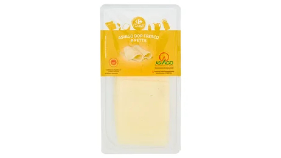 Carrefour Classic Asiago DOP Fresco a Fette 100 g