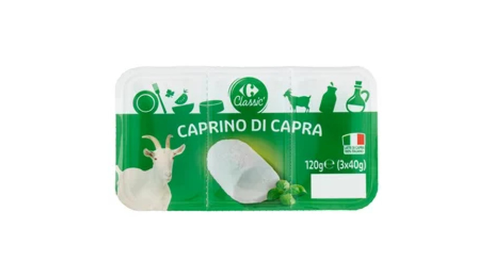 Carrefour Classic Caprino di Capra 3 x 40 g