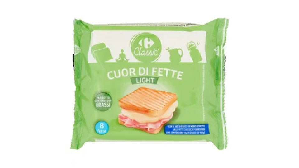Carrefour Classic Cuor di Fette Light 8 x 25 g