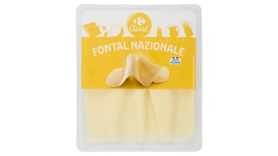 Carrefour Classic Fontal Nazionale a fette 120 g