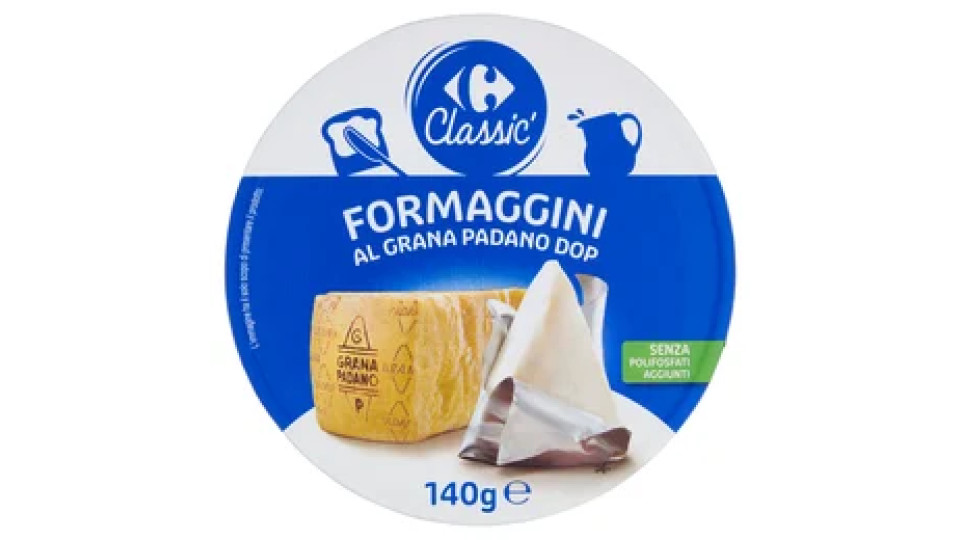 Carrefour Classic Formaggini al Grana Padano DOP 8 x 17,5 g
