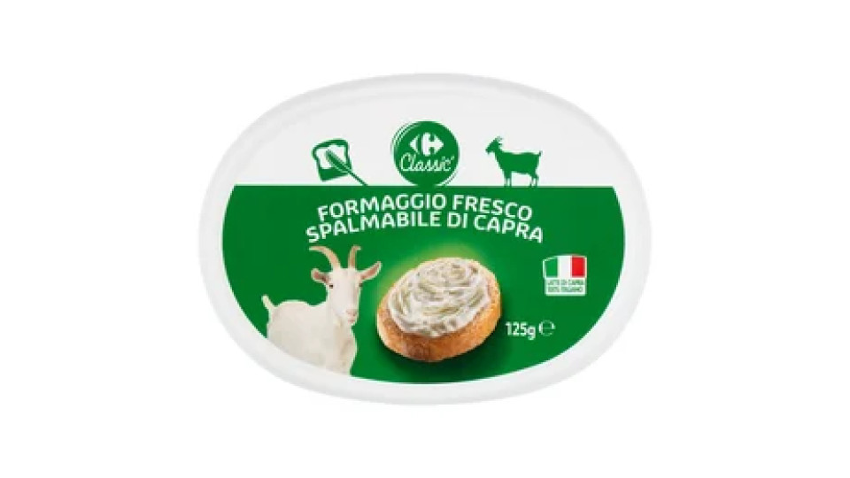 Carrefour Classic Formaggio Fresco Spalmabile di Capra 125 g