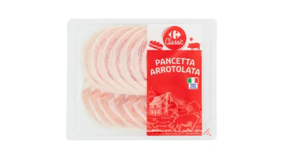 Carrefour Classic Pancetta Arrotolata 100 g
