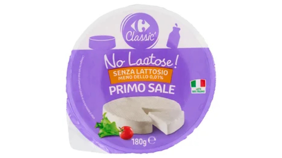 Carrefour Classic Senza Lattosio Primo Sale 180 g
