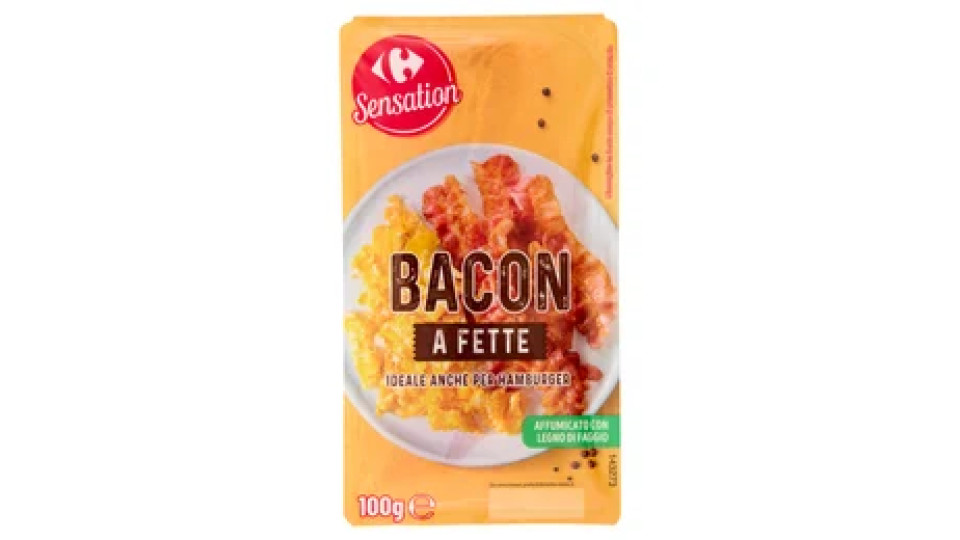 Carrefour Sensation Bacon a Fette 100 g