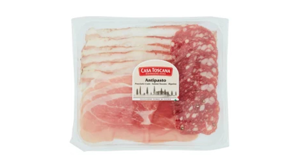 Casa Toscana Antipasto Prosciutto Crudo-Salame Toscano-Rigatino 0,110 kg