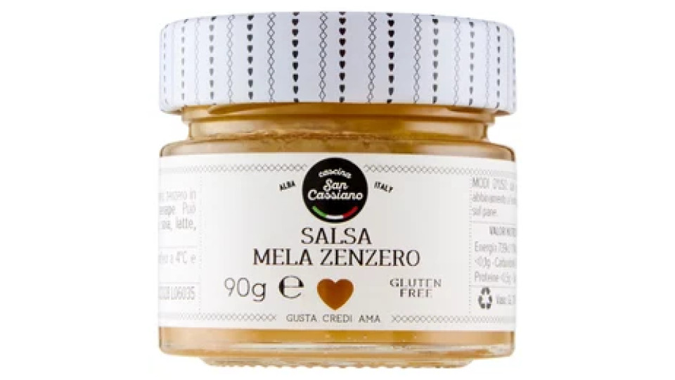 cascina San Cassiano Salsa Mela Zenzero 90 g