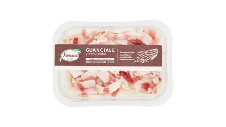 Fiorucci Guanciale di puro suino 100 g