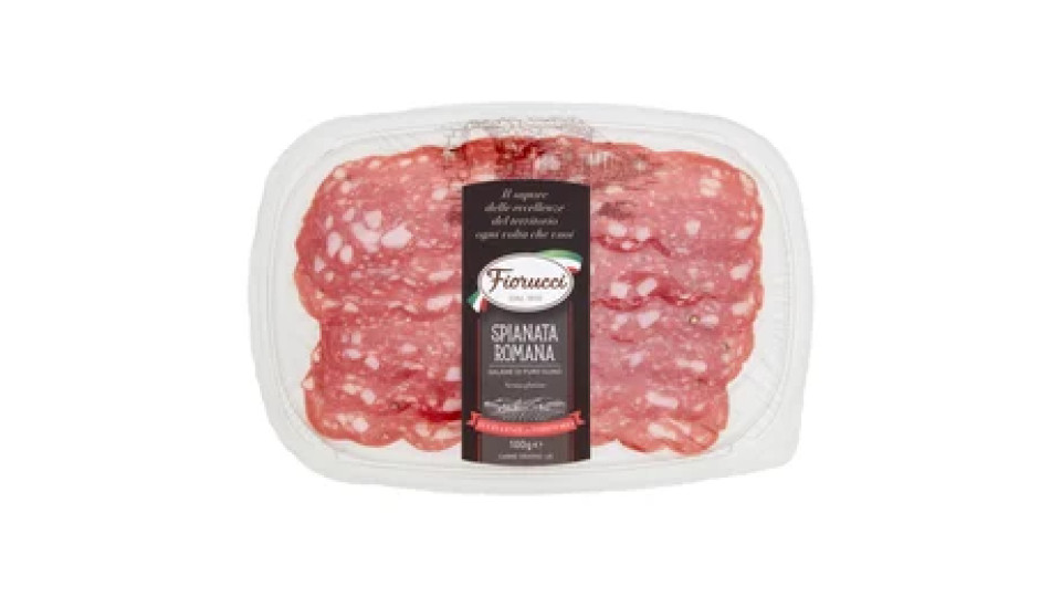 Fiorucci Spianata Romana Salame di Puro Suino 100 g