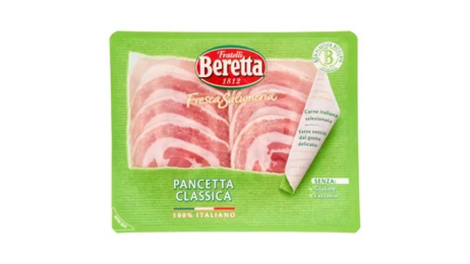 Fratelli Beretta Fresca Salumeria Pancetta Classica 100 g