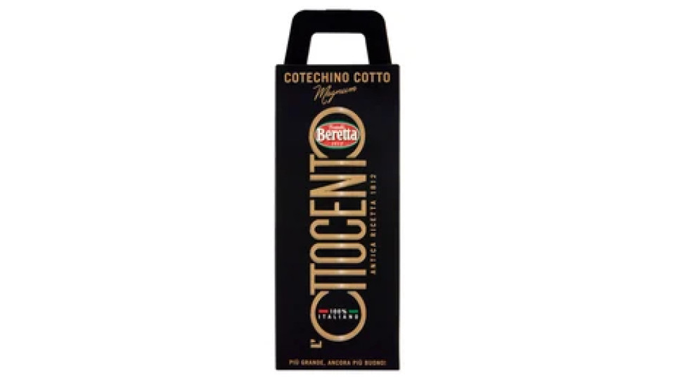 Fratelli Beretta l'Ottocento Cotechino Cotto Magnum 0,800 Kg
