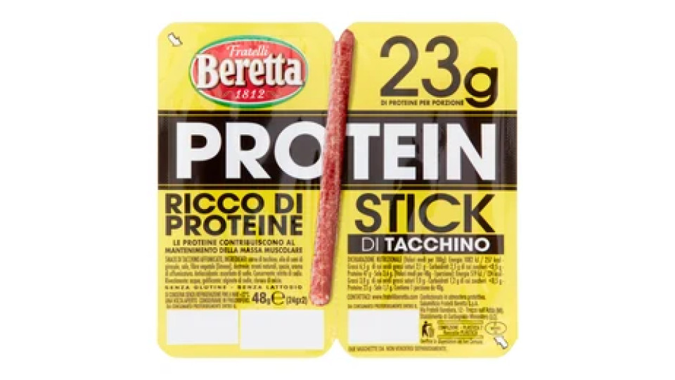 Fratelli Beretta Protein 23g Stick di Tacchino 2 x 24 g