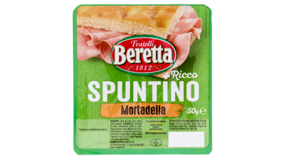 Fratelli Beretta Spuntino + Ricco Mortadella 50 g