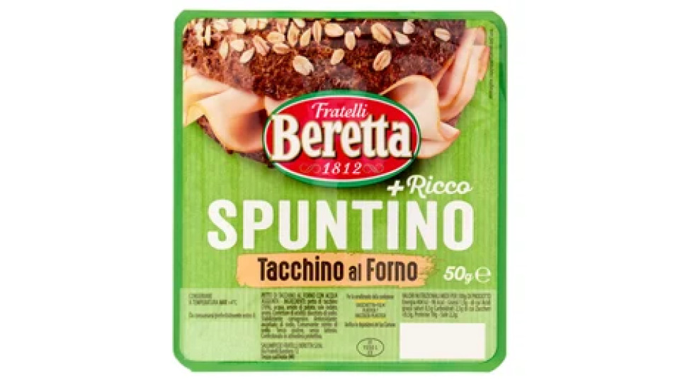 Fratelli Beretta Spuntino + Ricco Tacchino al Forno 50 g